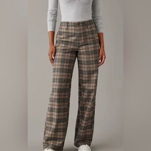 AE Super High-Waister Baggy Wide-Leg Trouser Sz 8R